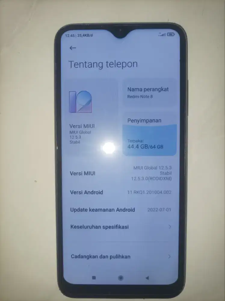 Xiaomi redmi note 8 mulus