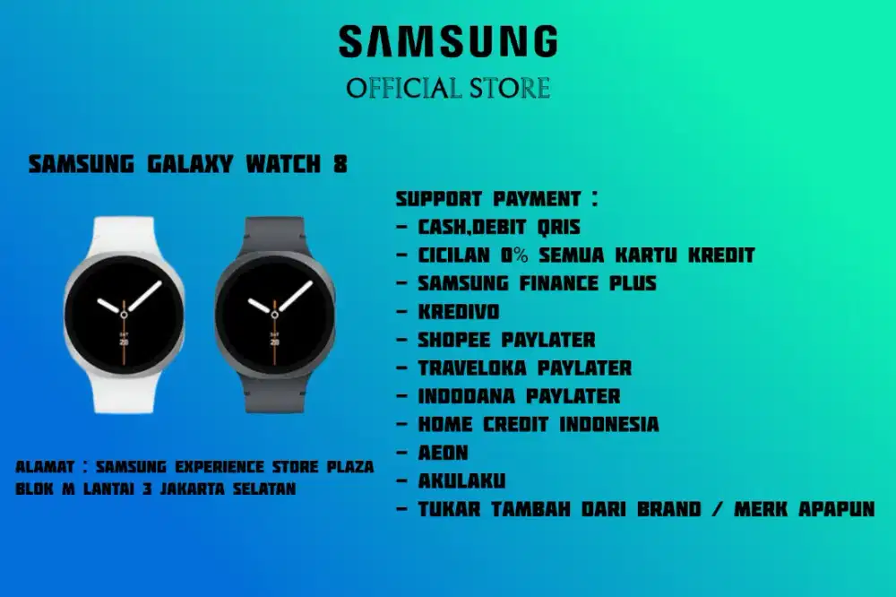 PROMO Samsung Galaxy Watch 8 Garansi 100% Resmi SEIN