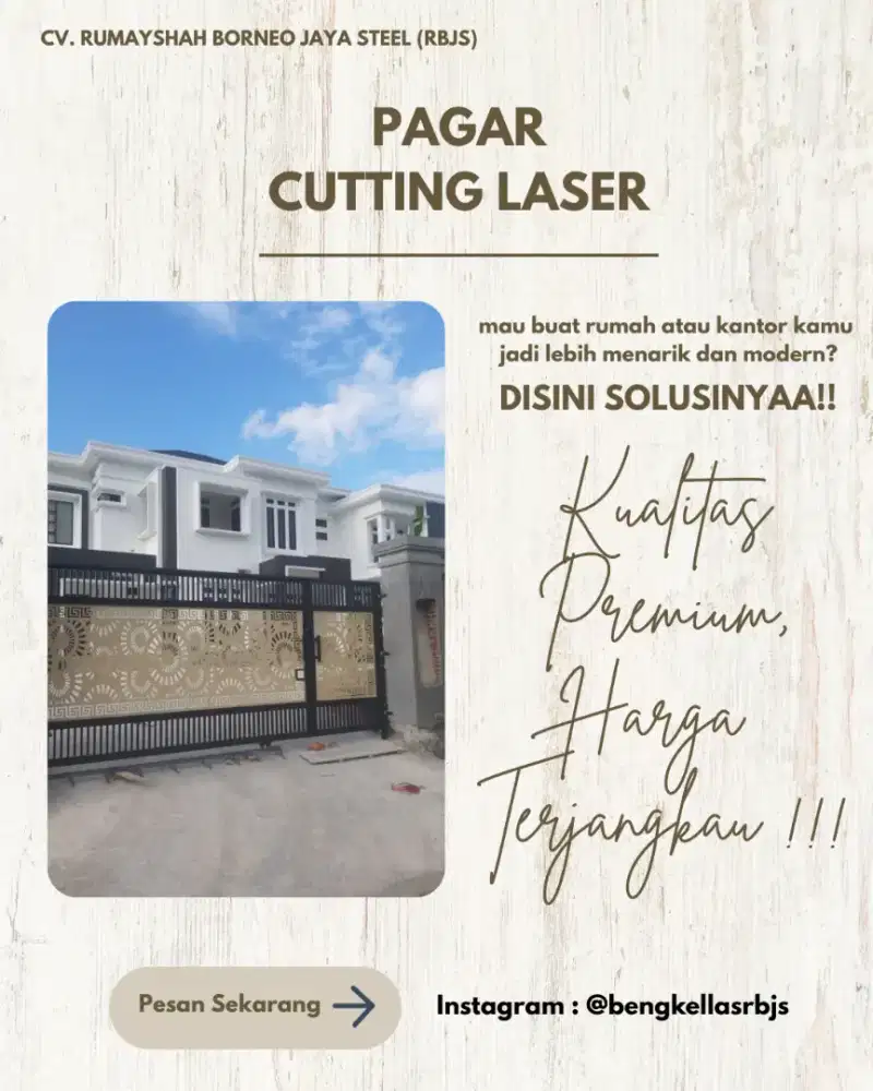PAGAR CUTTING LASER