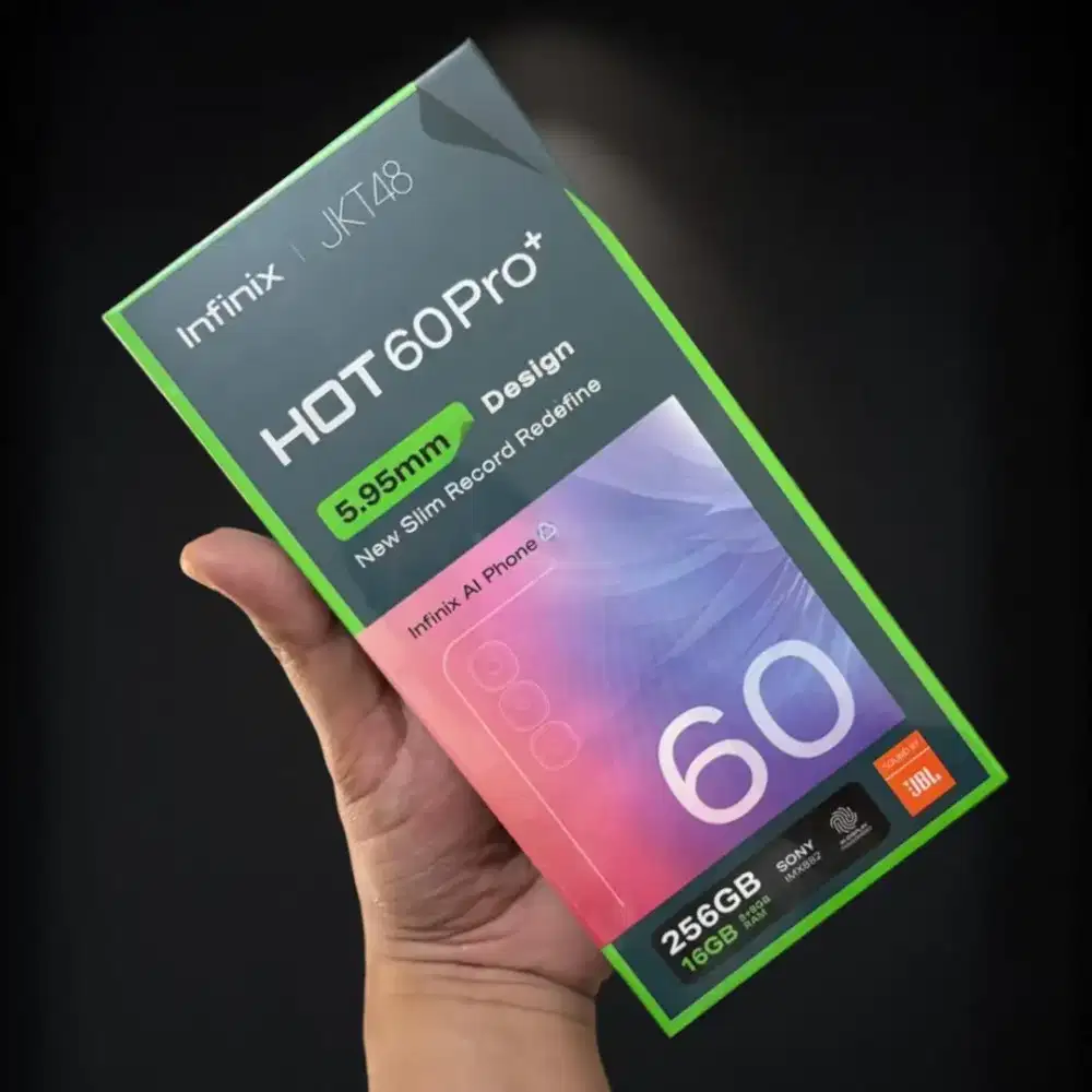 INFINIX HOT 60 PRO+ 8GB/256GB BARU SEGEL BOX GARANSI RESMI