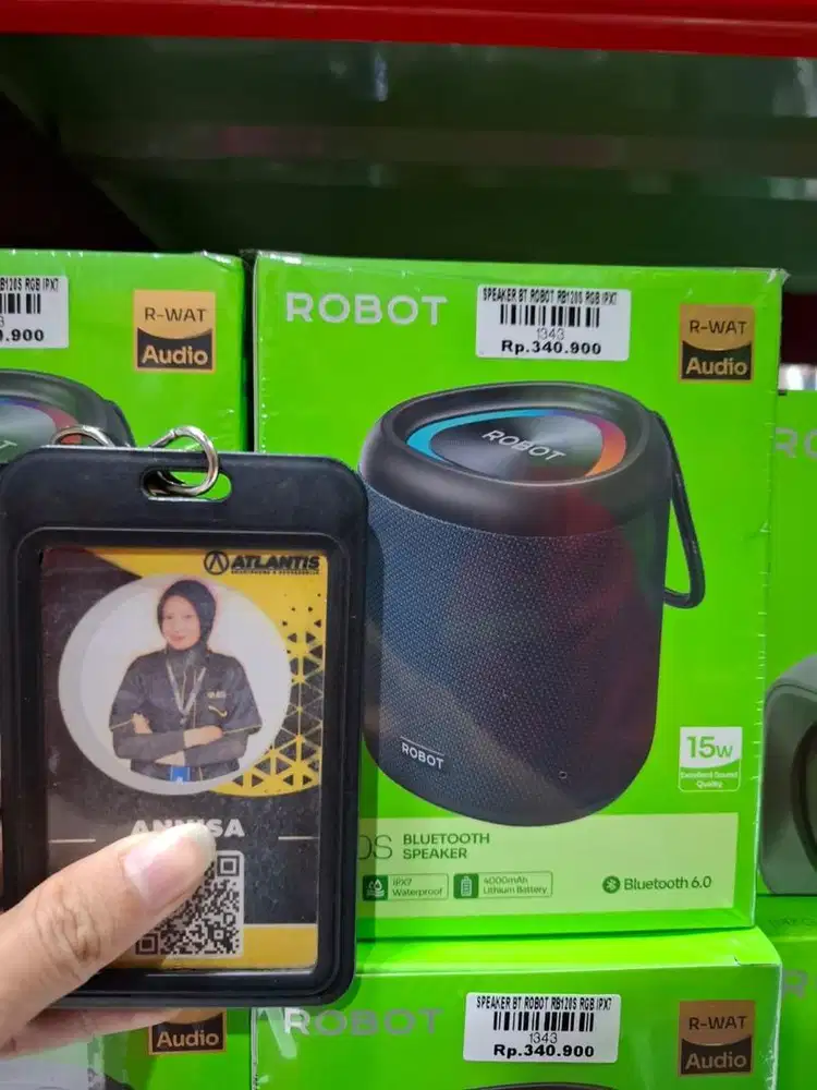 SPEAKER BT ROBOT PB120S RGB | ATLANTIS DAHSYAT