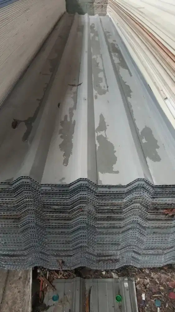 Atap double layer merk Ecoroof second rasa baru panjang 3,4 dan 5 mtr