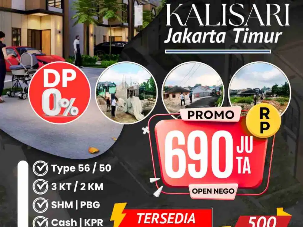 Dijual Rumah 2 Lantai Kalisari Jakarta Timur