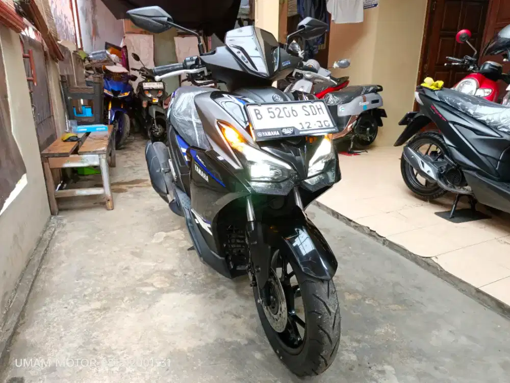 KM 3RB YAMAHA AEROX ALPHA 2025 BLN 12 BS TT 2024 DI CILEDUG HARGA PAS