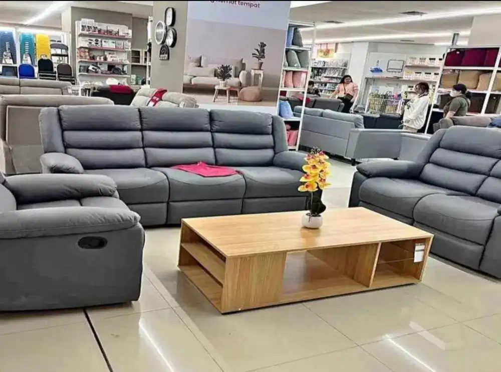 SOFA SET RECLINER LEXUS MURAH MINIMALIS