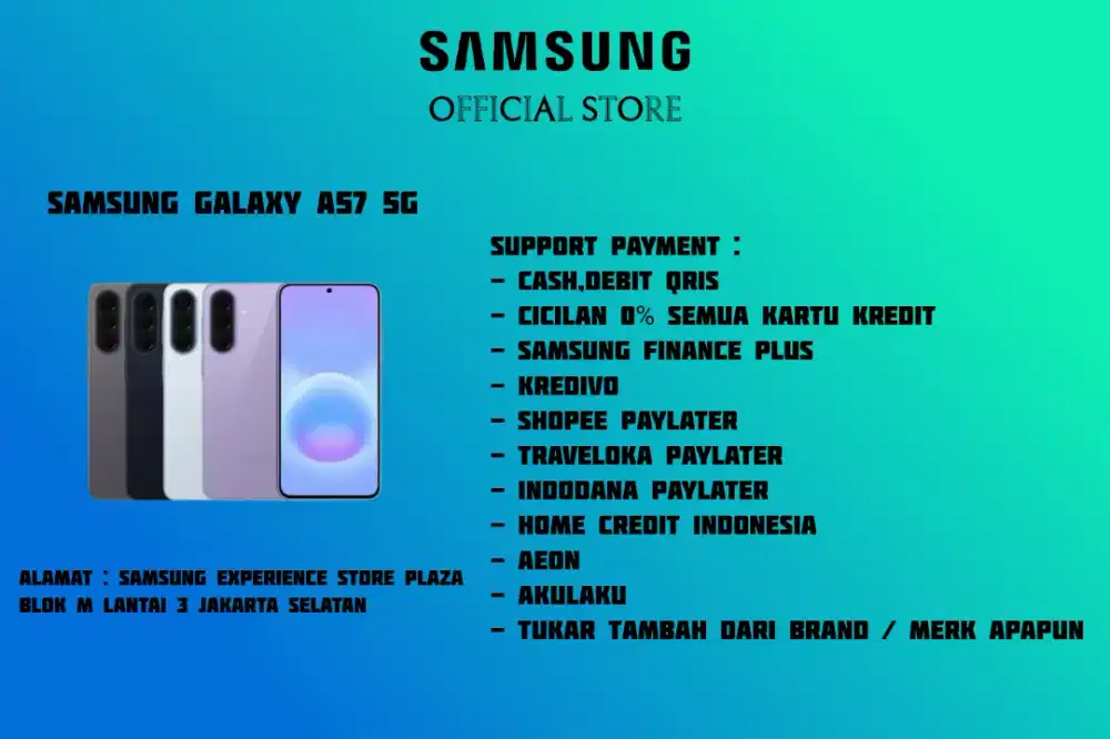 PROMO Samsung Galaxy A57 5G Garansi 100% Resmi SEIN