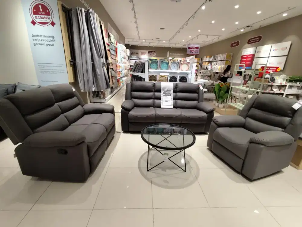 SOFA SET RECLINER PROMO