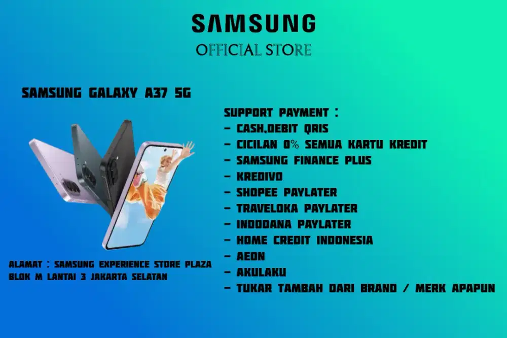 PROMO Samsung Galaxy A37 5G Garansi 100% Resmi SEIN