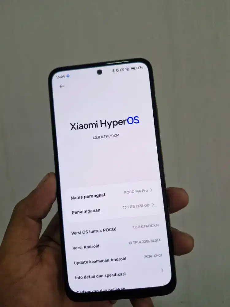 Poco m4 pro 6/128 hp casan siap pake