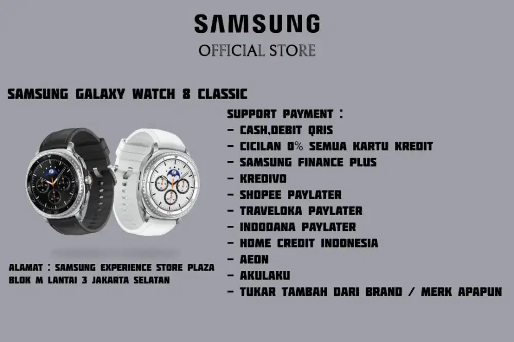 PROMO Samsung Galaxy Watch 8 Classic Garansi 100% Resmi SEIN