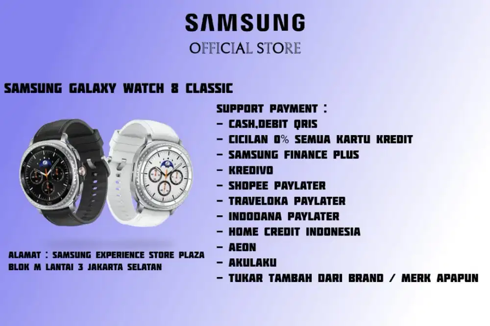 PROMO Samsung Galaxy Watch 8 Classic Garansi 100% Resmi SEIN
