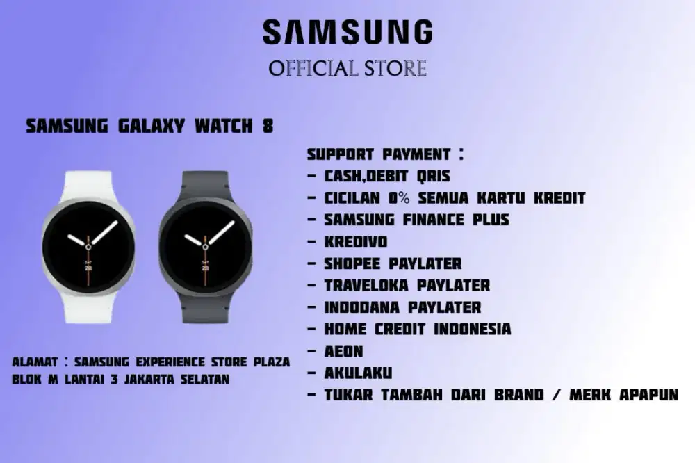 PROMO Samsung Galaxy Watch 8 Garansi 100% Resmi SEIN