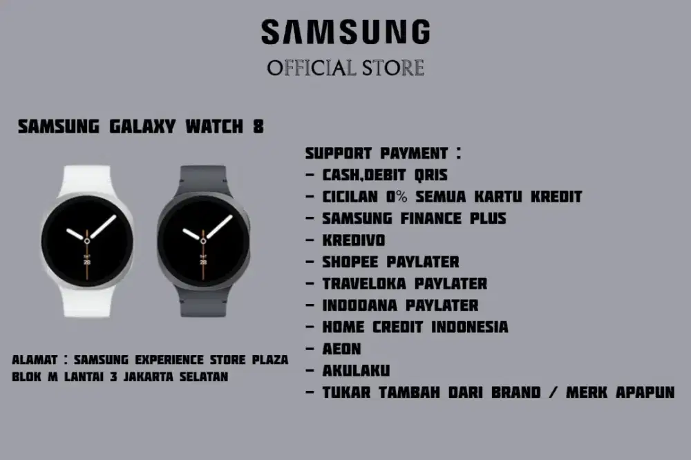 PROMO Samsung Galaxy Watch 8 Garansi 100% Resmi SEIN