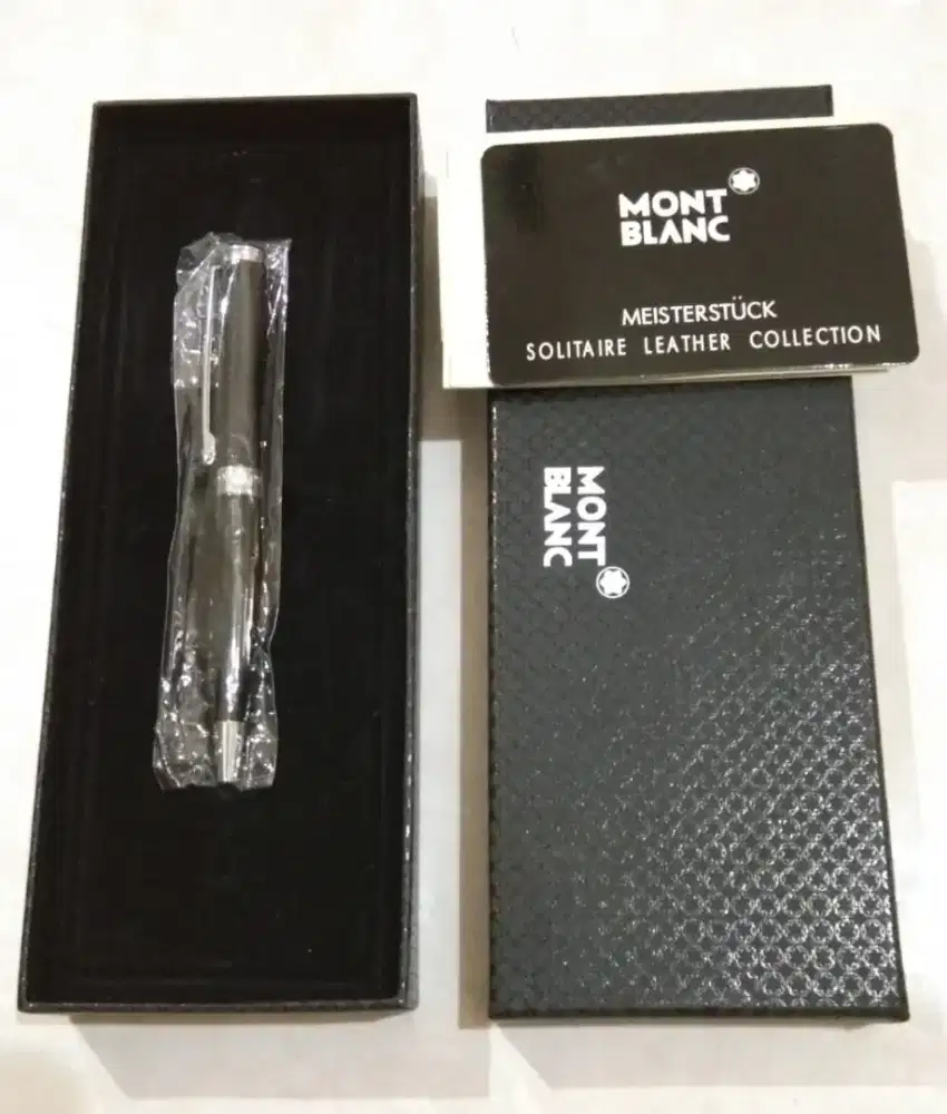 Pulpen Mont Blanc meisterstuk Solitaire.
