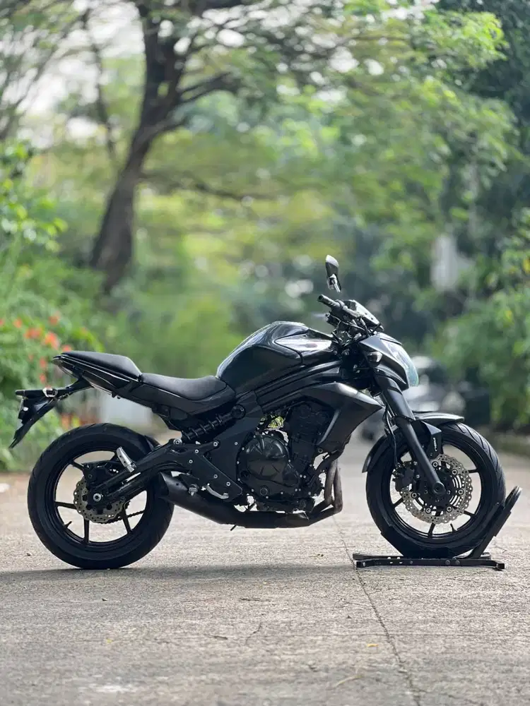 KAWASAKI ER6N 650 ABS 2013 HITAM KM 5K PAJAK PANJANG SIAP TOURING
