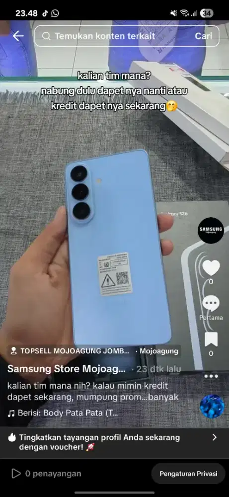 SAMSUNG S26 PROMO SUPER GILA