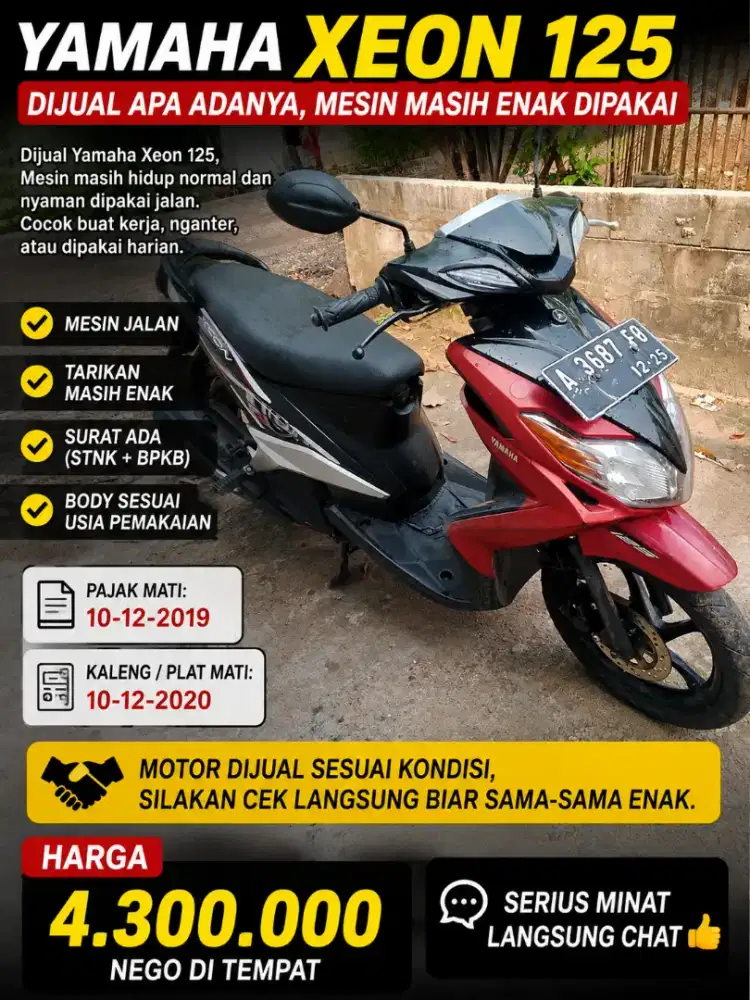 Yamaha xeon 125 2010