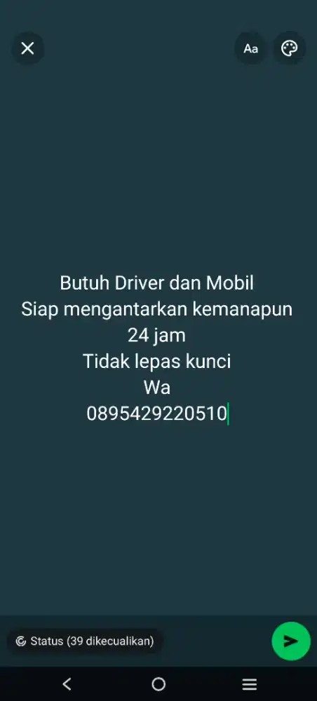 Jasa Driver dan Mobil