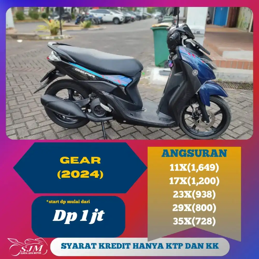 YAMAHA GEAR 125 2024 MESIN HALUS