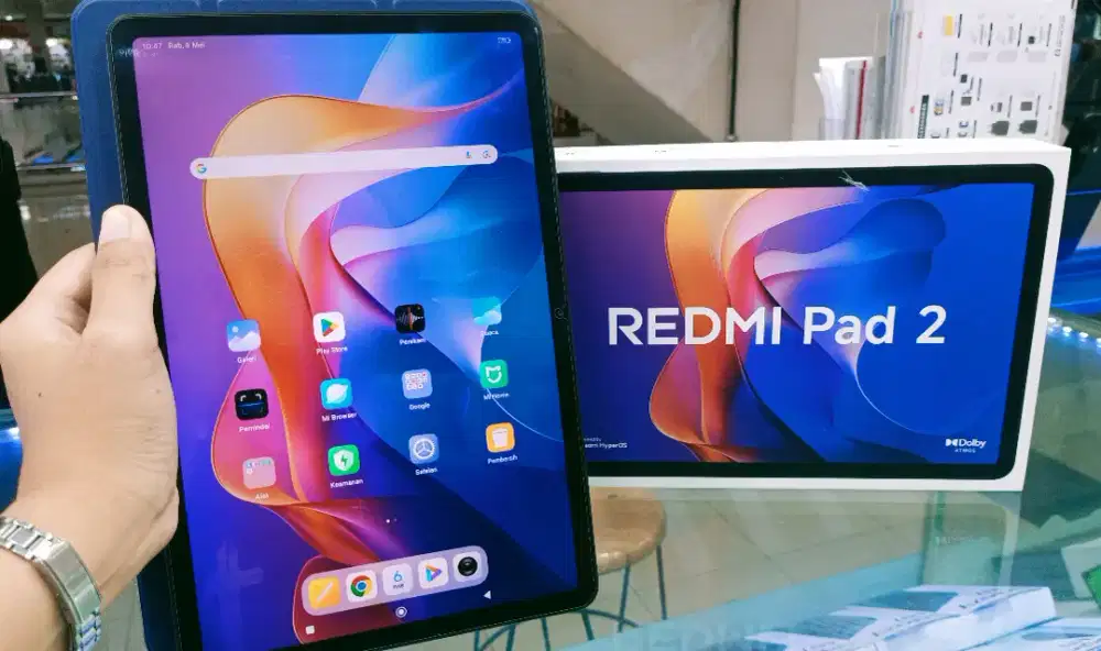 Redmi Pad 2 4/128 Wifi, mulus masih garansi