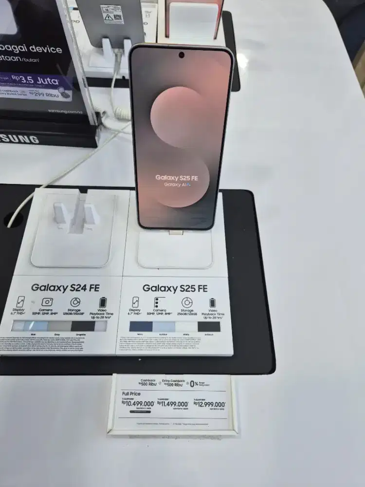 Samsung Galaxy S25 FE.Cashback 500ribu + Cashback Tradein 500ribu