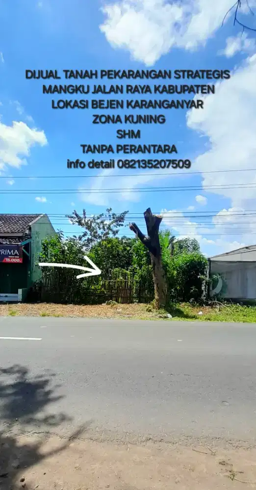 Tanah pekarangan karanganyar kota