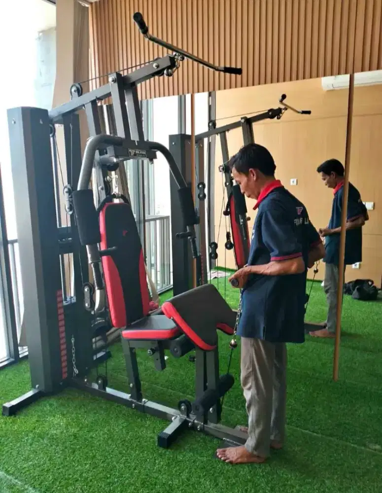 ALAT FITNESS HOME GYM 1 SISI TL 009 BEBAN 75 KG BARU COD