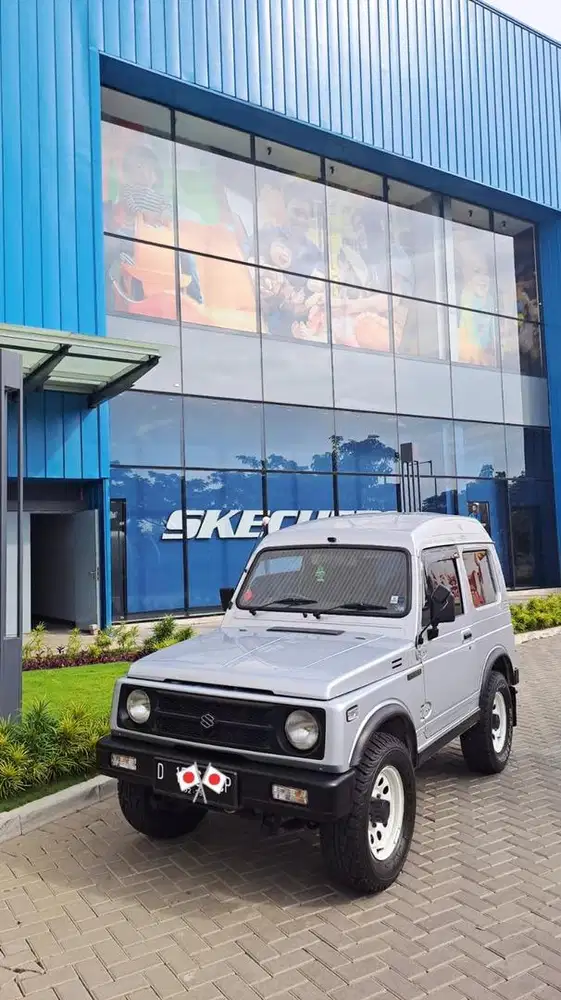 Suzuki Jimny Katana GX Thn 1997 Silver milenium full ori mulus