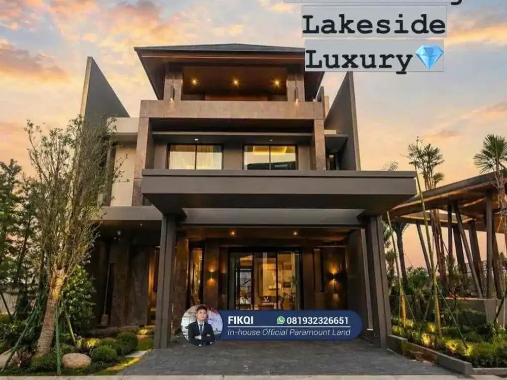 Rumah Mewah View Danau MATERA LAKESIDE GADING SERPONG