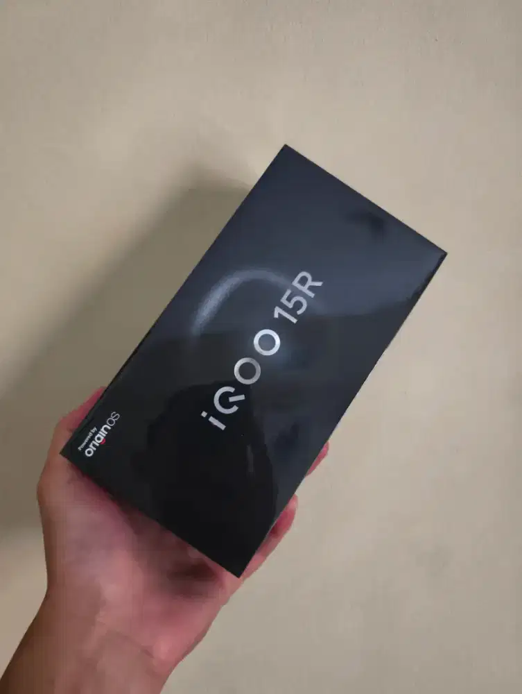 IQOO 15R 12/512 baru segel garansi resmi warna black