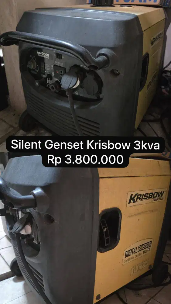 DIJUAL SILENT GENSET KRISBOW