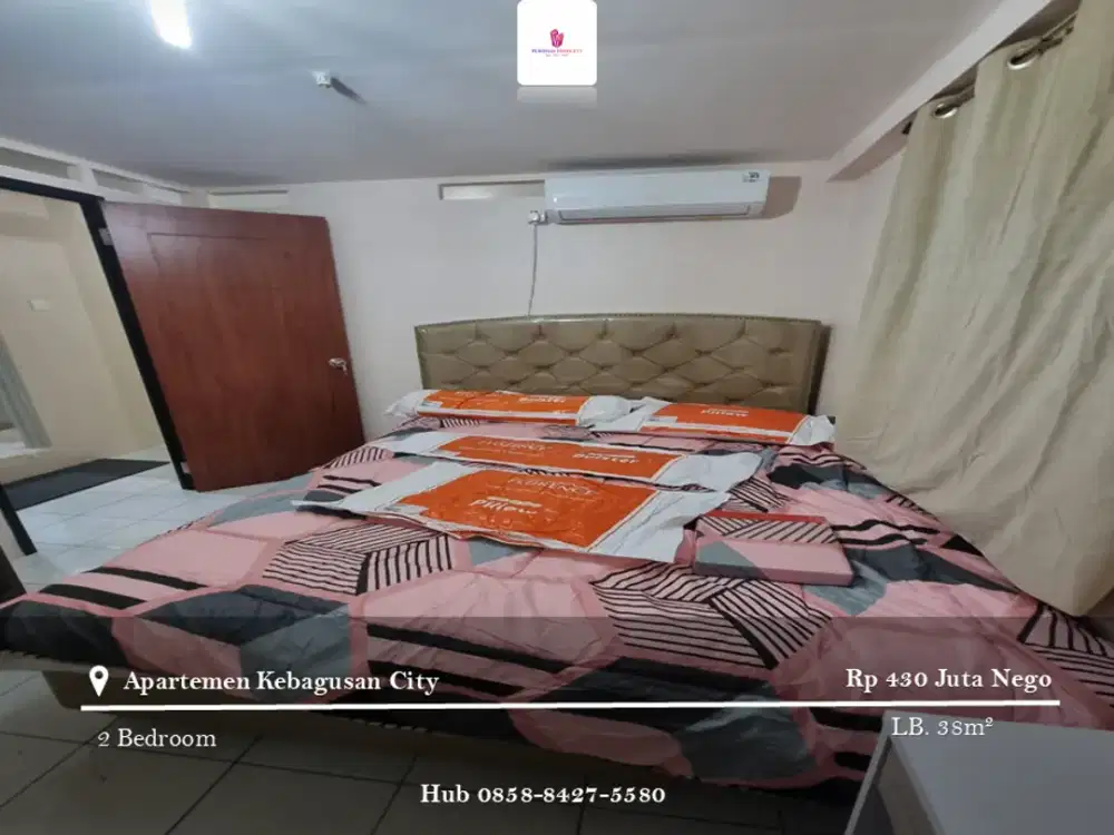 Dijual Apartement Kebagusan City 2BR Full Furnished Low Floor