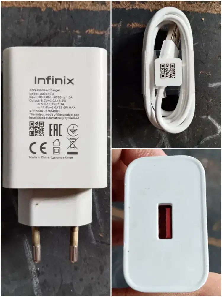 CHARGER ORIGINAL INFINIX 33 WATT