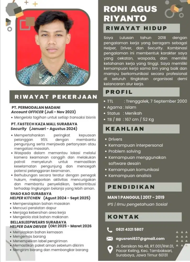 info lowongan kerja