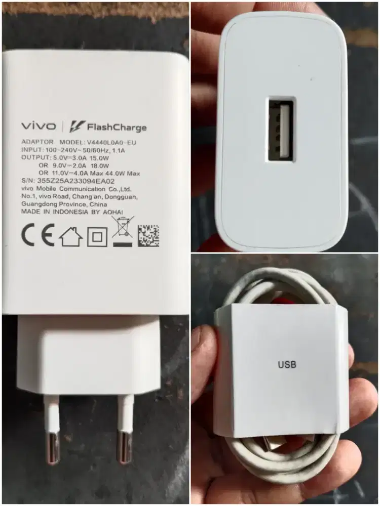 CHARGER ORIGINAL VIVO 44 WATT