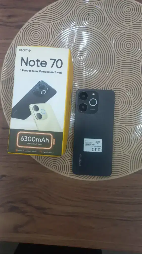 Realme Note 70 ram4/128gb fullsheet ori