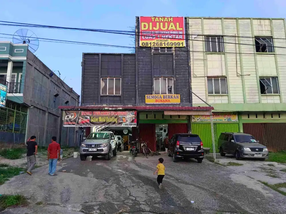 Dijual Cepat Tanah 1 Hektar Beserta Ruko 2 Pintu Lokasi Strategis Di Kerinci