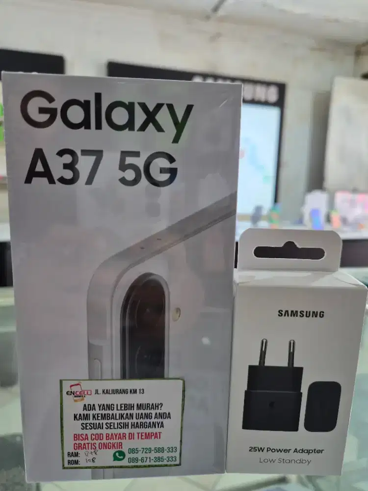 NEW SAMSUNG GALAXY A37 5G FREE ADAPTER ORI SAMSUNG GARANSI RESMI