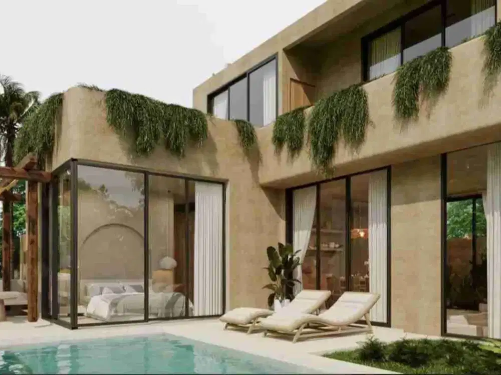 Rumah Villa 2 lantai di Bali dengan Kolam Renang dan Full Furnished
