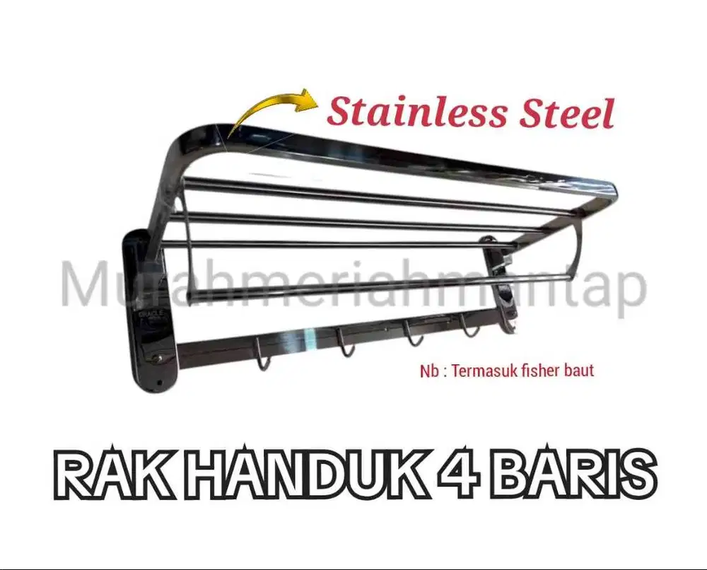 GANTUNGAN HANDUK / GANTUNGAN HANDUK 4 SUSUN LIPAT / RAK HANDUK