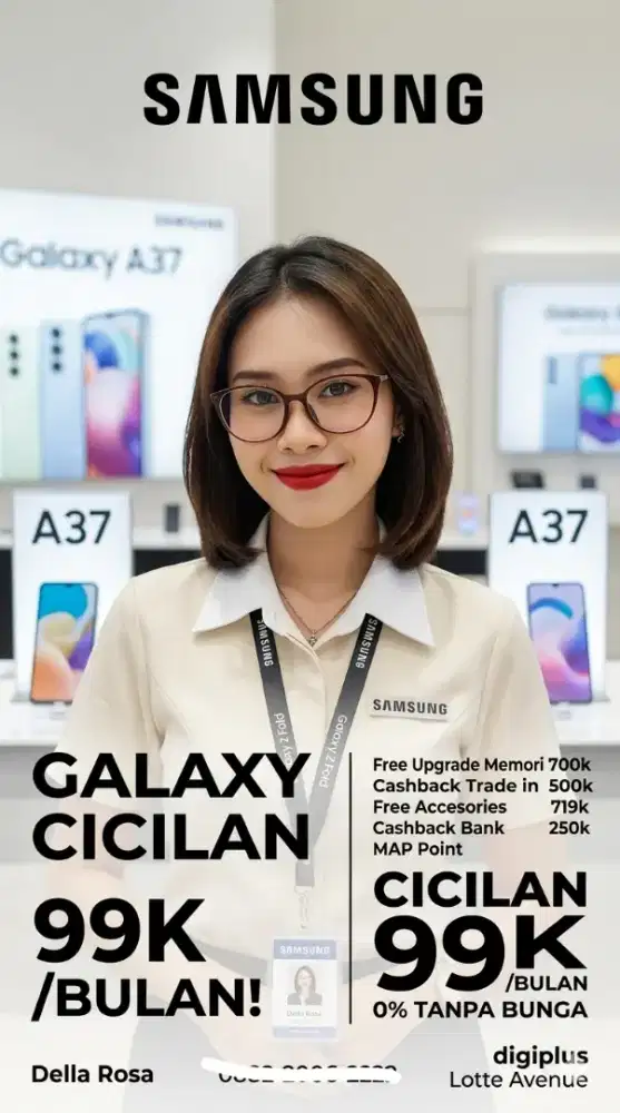 GALAXY A37 5G CICILAN 99K PERBULAN 0%