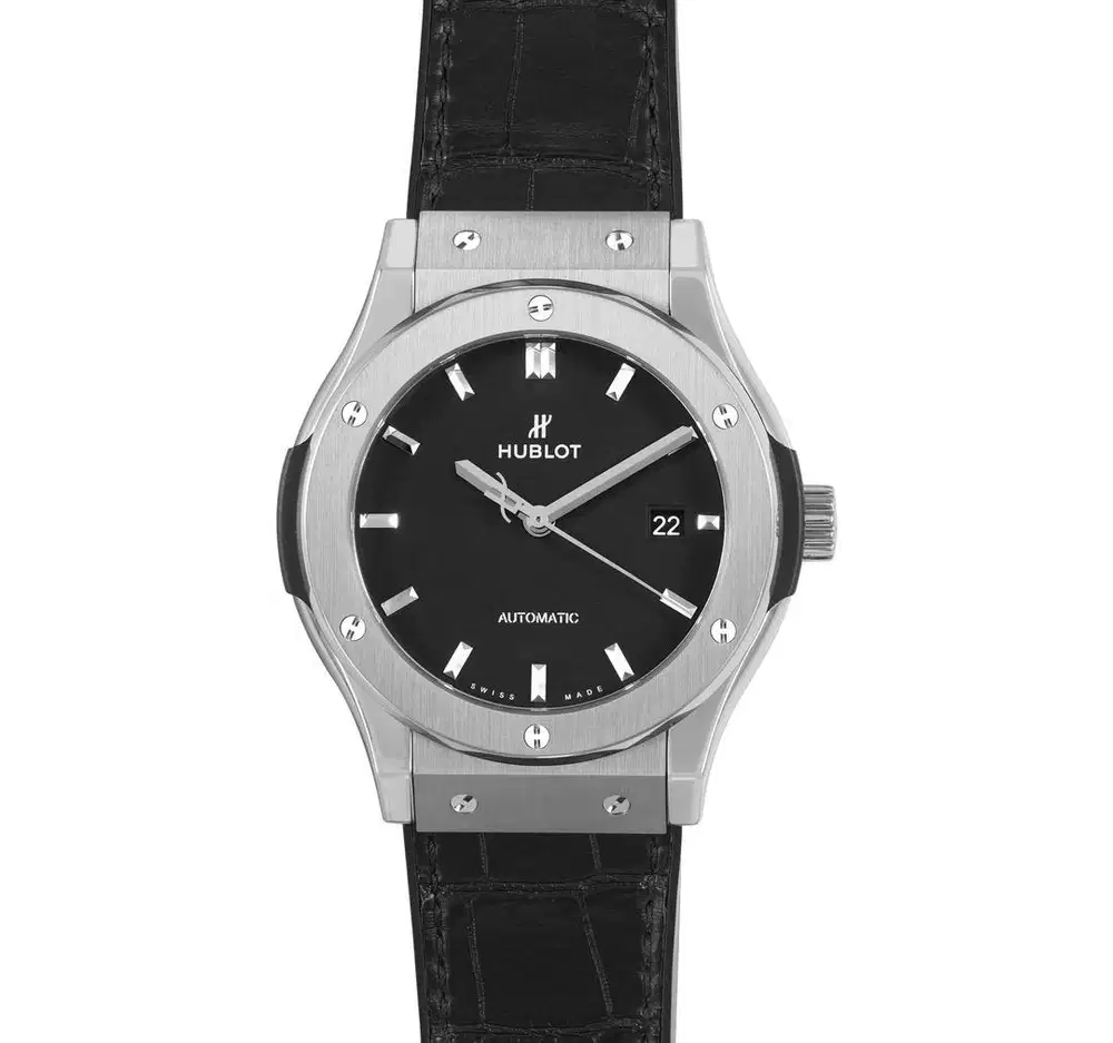 Hublot Classic Fushion Black Dial Titanium 42m