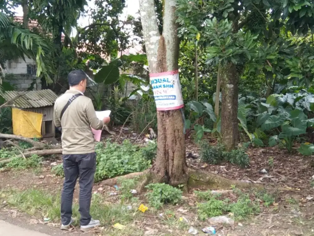 Tanah 15 mnt Stasiun Bojong Gede Free SHM