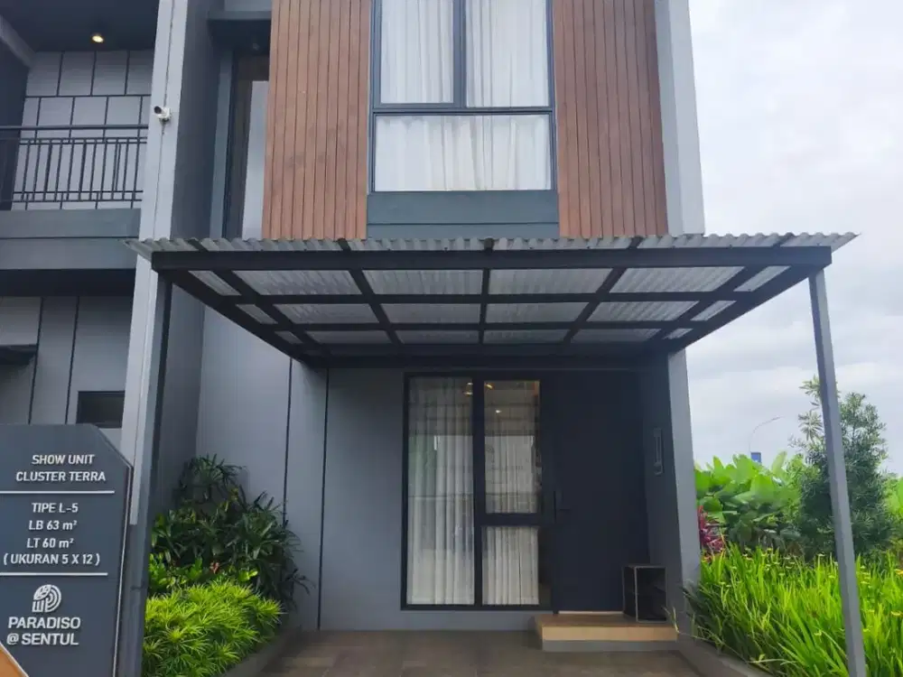 Rumah Baru Cluster Terra Parva di Paradiso Sentul
