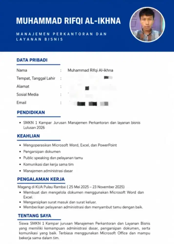 Info loker,kerja apapun jadi asalkan halal.