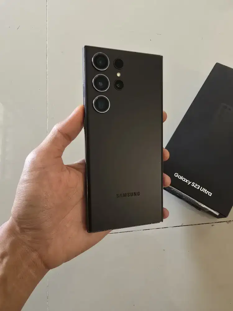 Samsung S23 Ultra 12/512GB Sein Resmi Black Lengkap