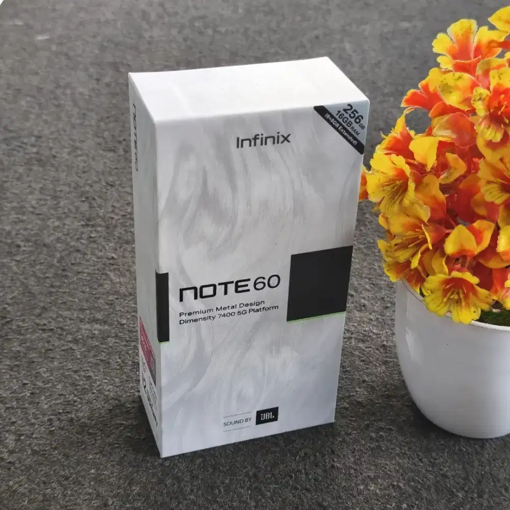 Paling dicari Infinix note 60 series stok limited harga mulai 4juta aj
