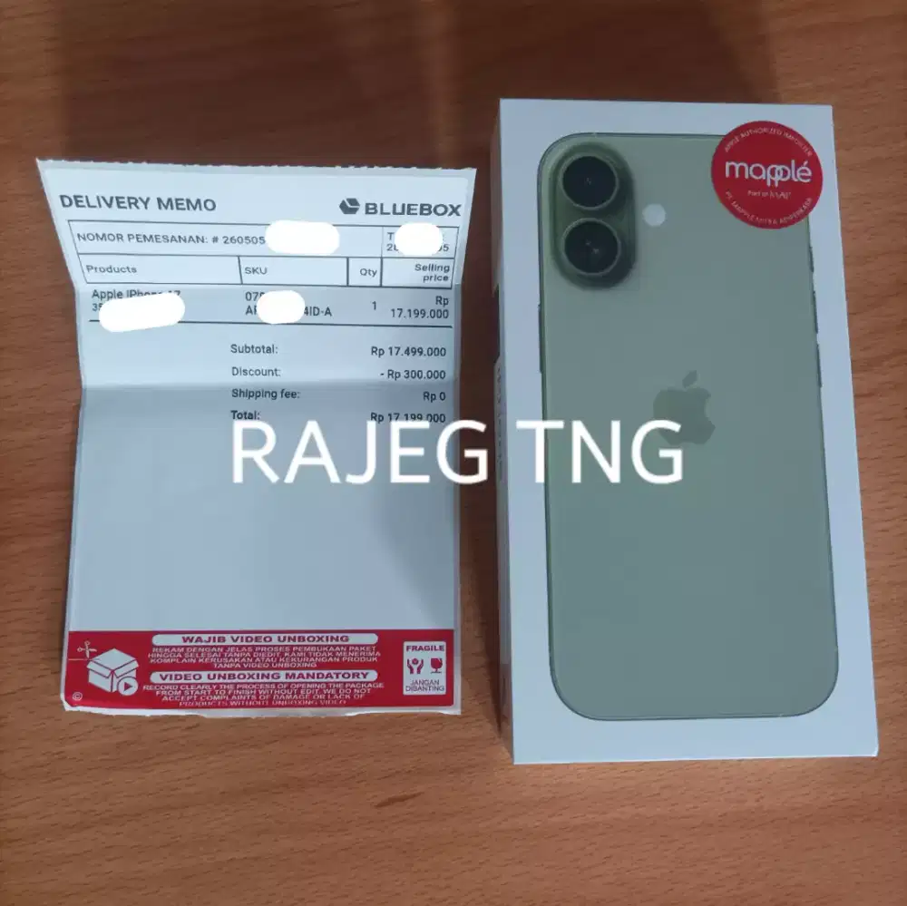 iPhone 17 256GB Sage [New] Harga Net