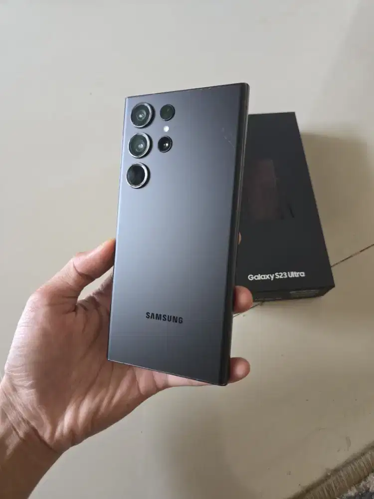 Samsung S23 Ultra 12/512GB Resmi Sein Black Lengkap