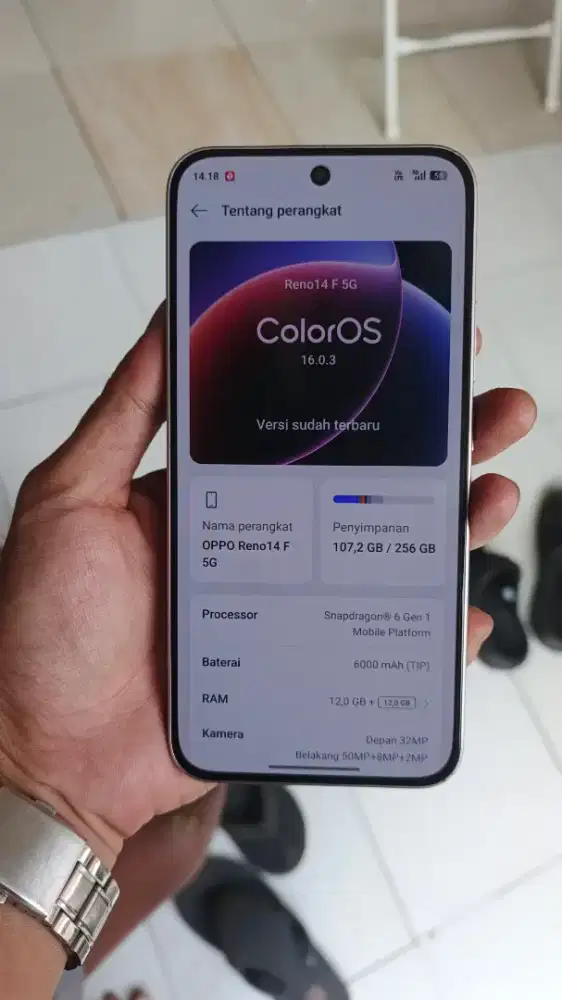Oppo reno 14F 12/256gb
